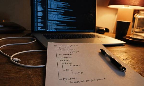 Astro GitHub Pages 블로그 작업 책상 사진 5
